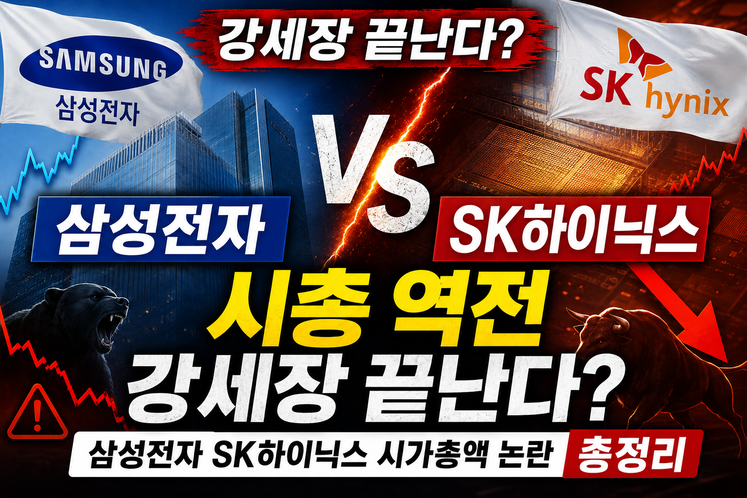 삼성전자 SK하이닉스 시가총액 논란 총정리