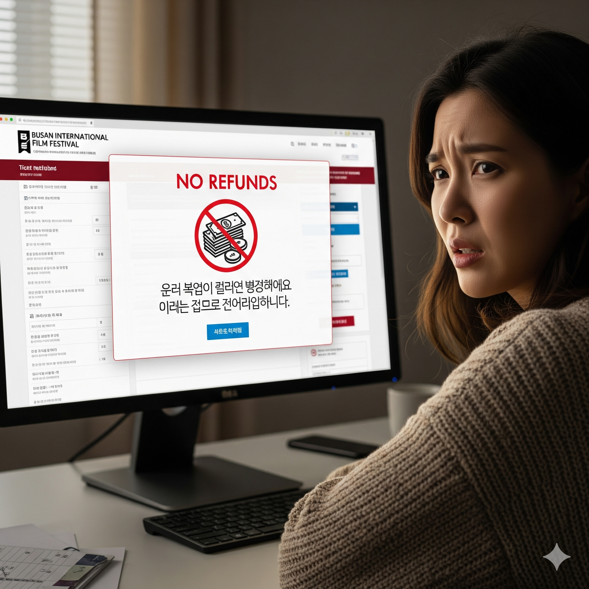 부산국제영화제 예매권 환불