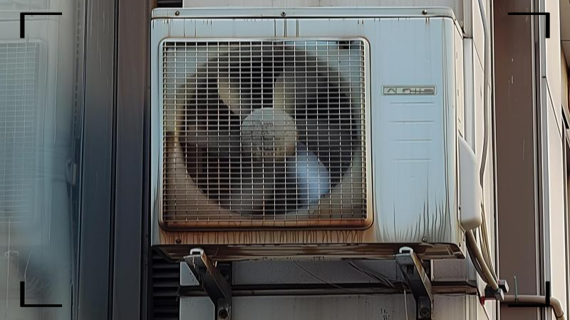 에어컨 실외기 진동