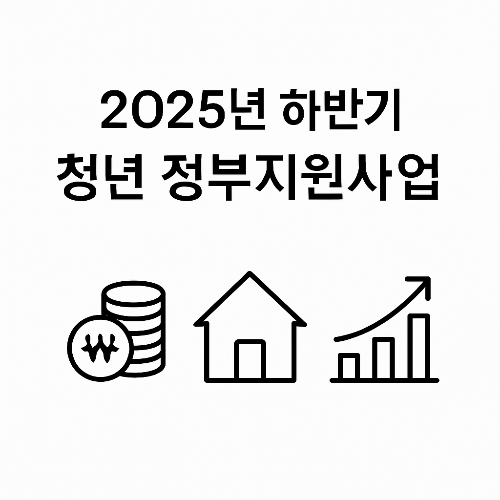2025년 하반기 청년 정부지원사업 정리.image
