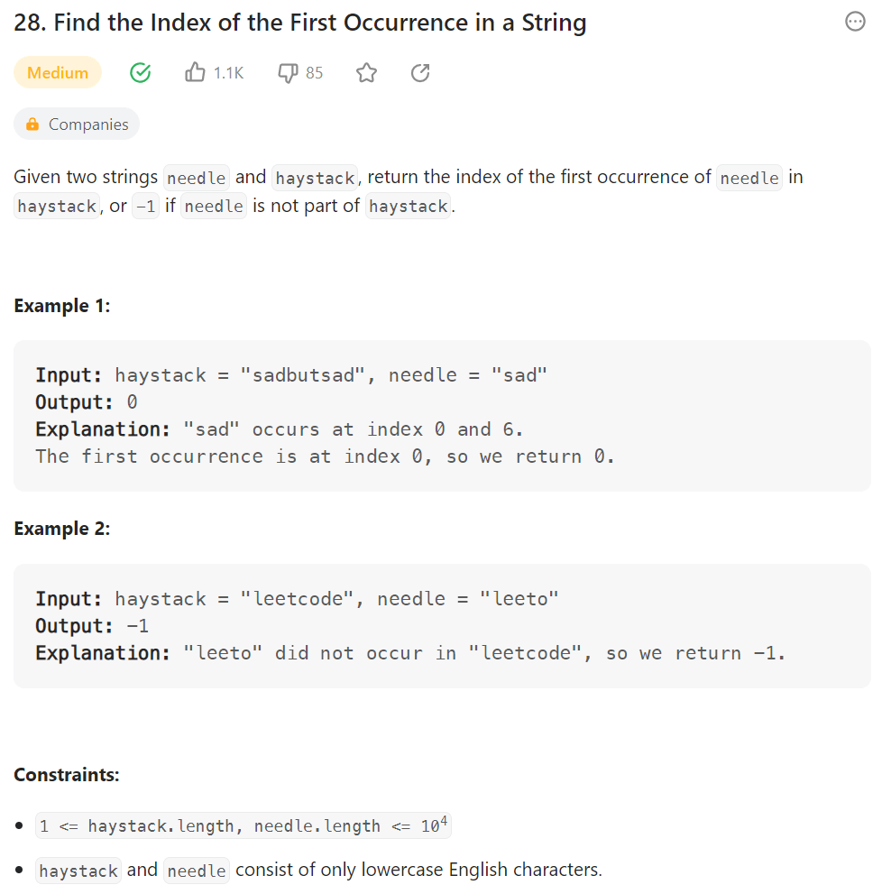 사진2-Find-the-Index-of-the-First-Occurrence-in-a-String-leetcode-문제