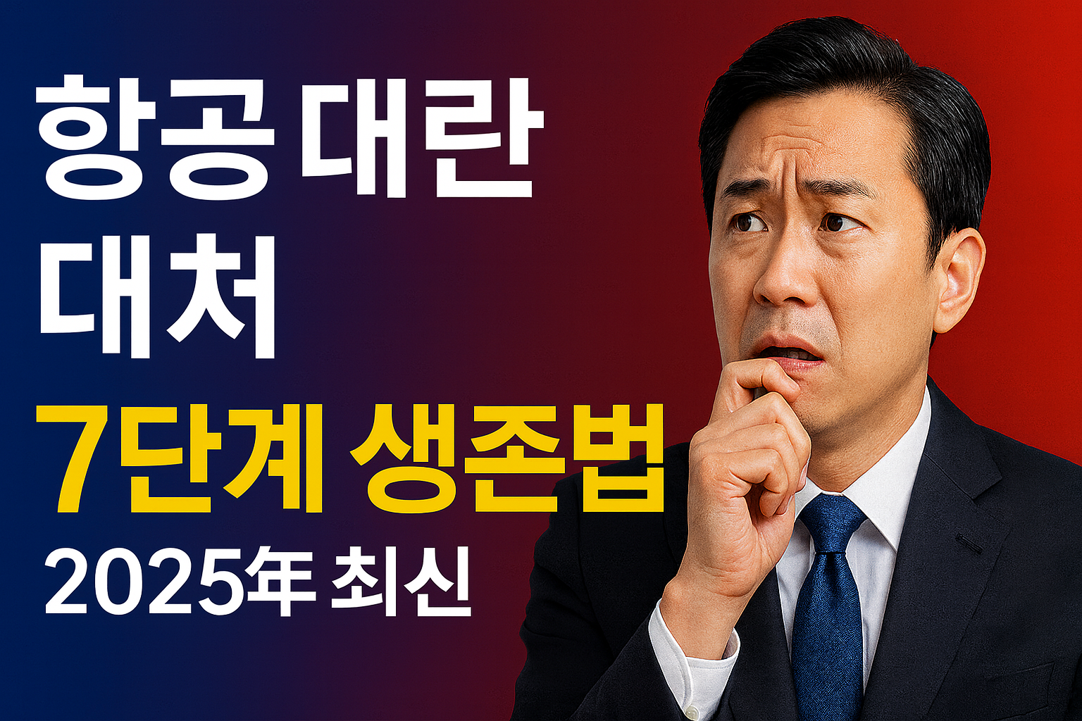 공항 파업 2025년 추석 항공 대란, 비행기 지연·결항 완벽 대처법