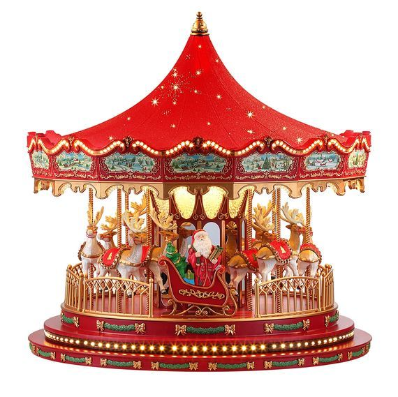 코스트코 크리스마스 장식 – 멜로디 회전목마