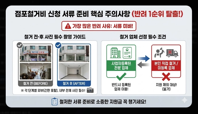 소상공인 폐업지원금 신청 [2026년 희망리턴패키지] 점포철거비 600만원 받는 법