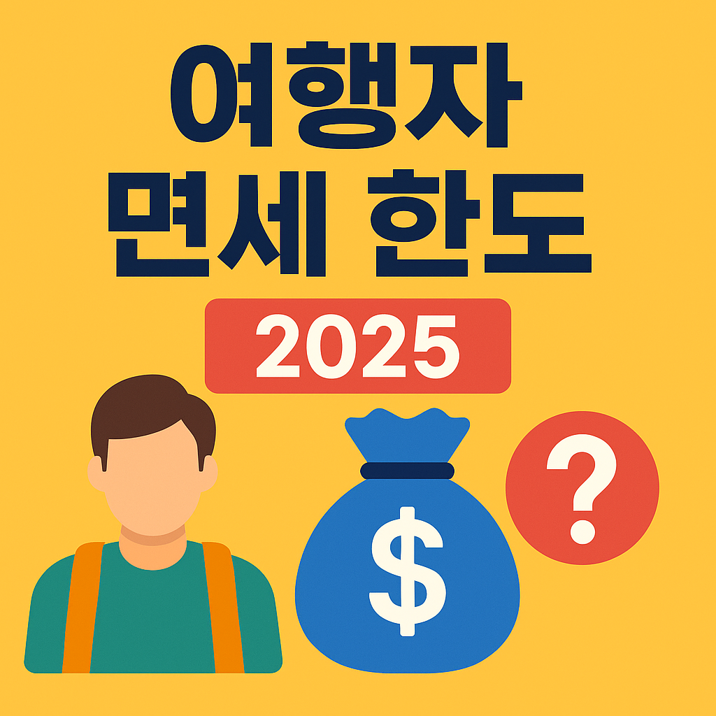 2025 여행자 면세한도·관세