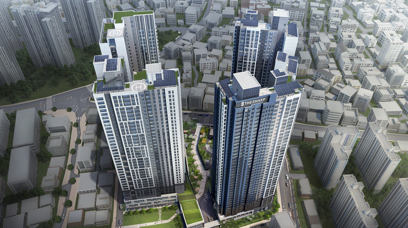 더샵-강동센트럴시티-조감도