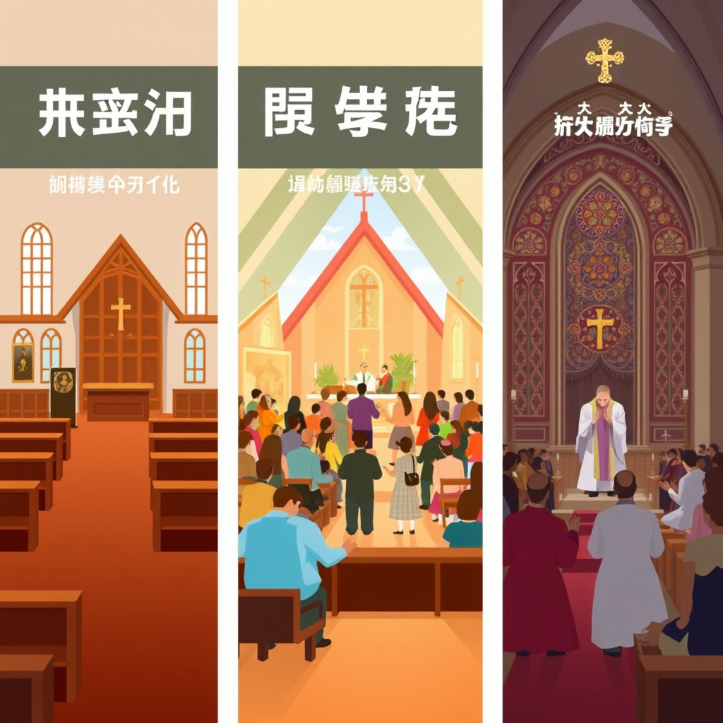 교단별 예배문화 차이