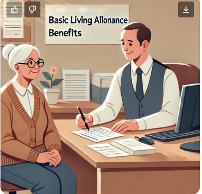 노인 기초생활수급자 생계급여 신청 관련 사진