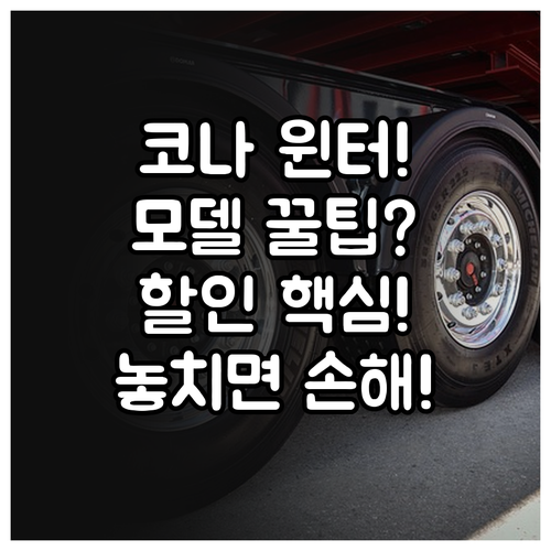 코나 윈터타이어 구매 전략 215/5..
