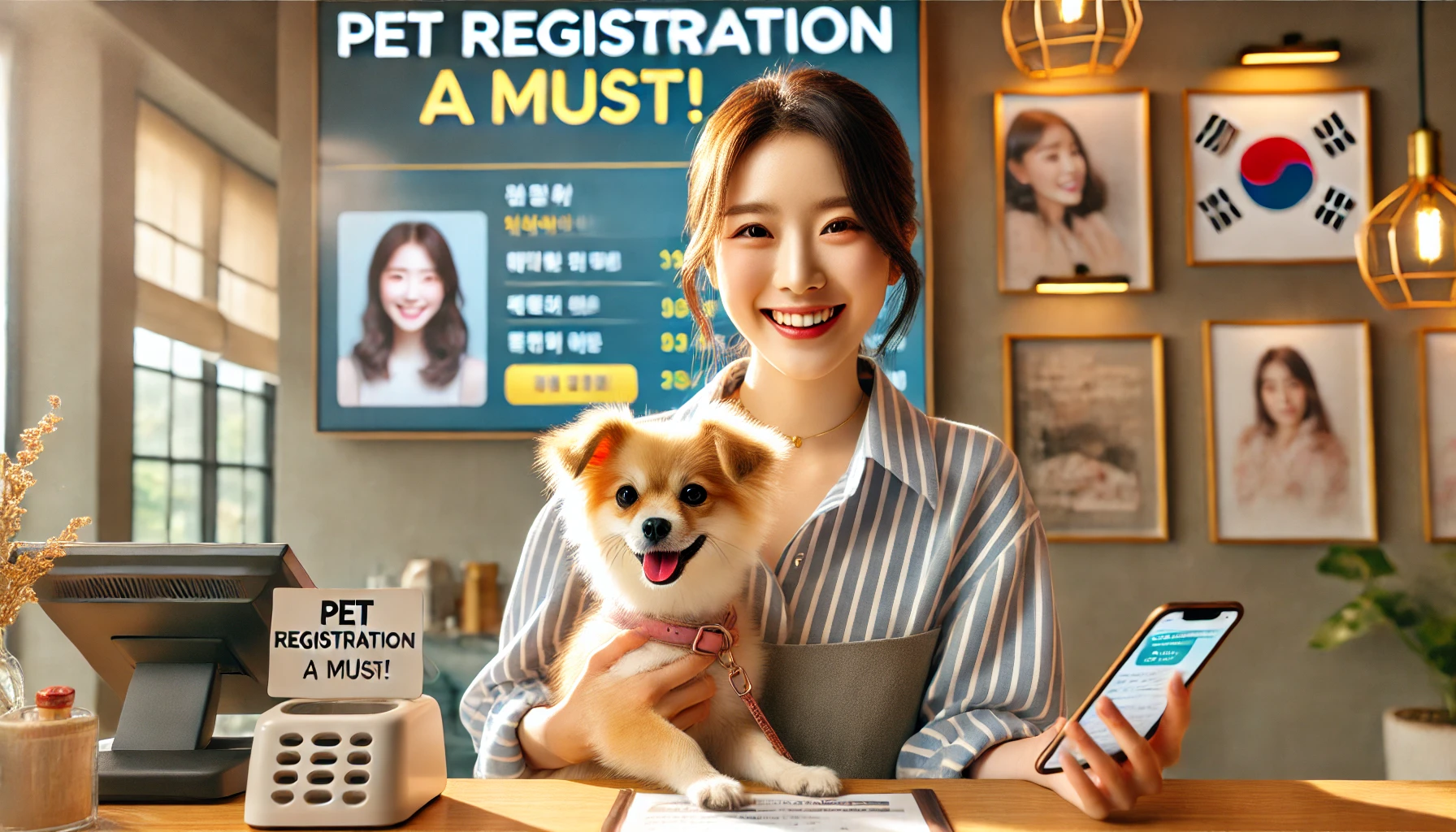 반려견 등록하는 이미지