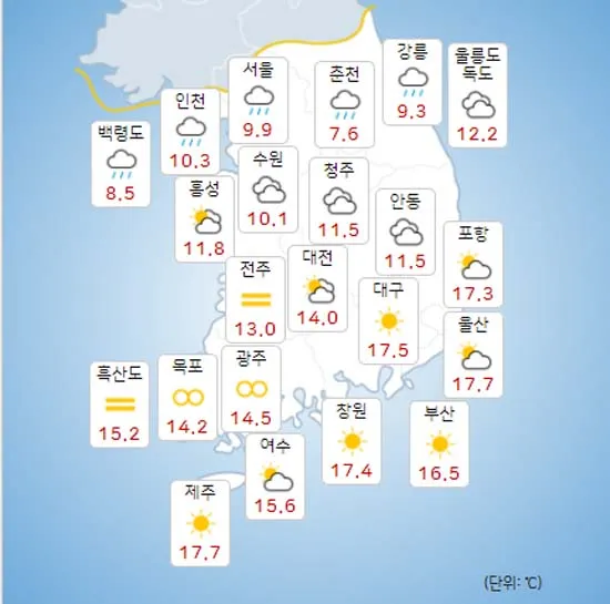 강원도 날씨 예보 주간 예보 실시간 날씨 CCTV로_1