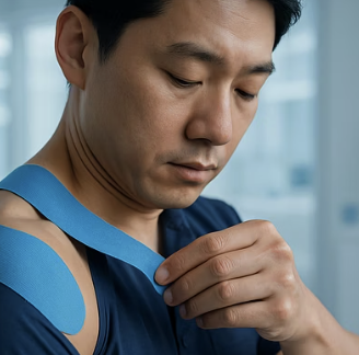 스포츠테이핑 뗄 때&amp;#44; 피부 자극 없이 깔끔하게 제거하는 3가지 방법