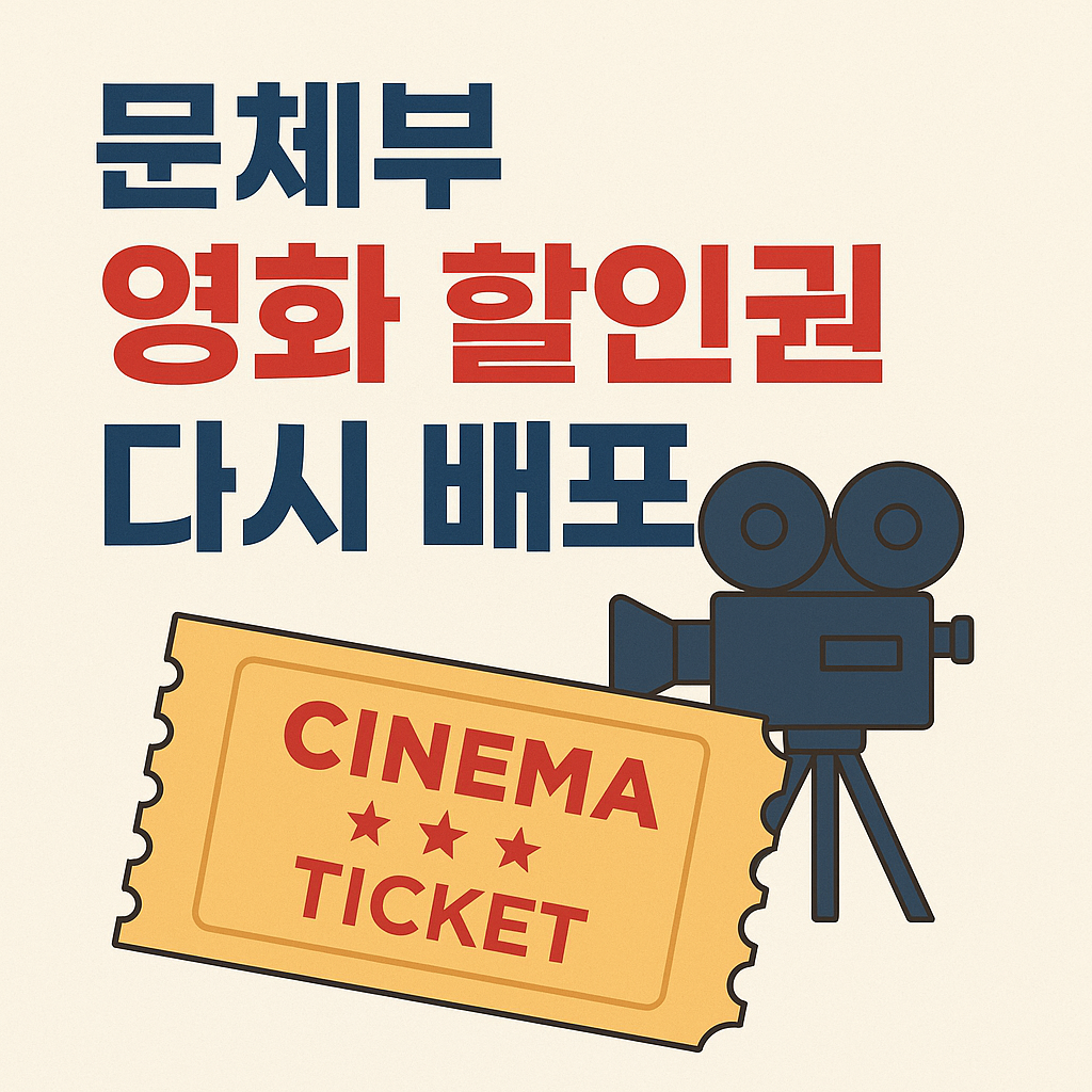 문체부 영화 할인권 다시 배포