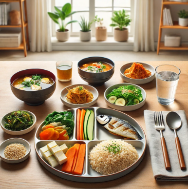 다이어트 성공을 위한 한국식 식단 관련 사진