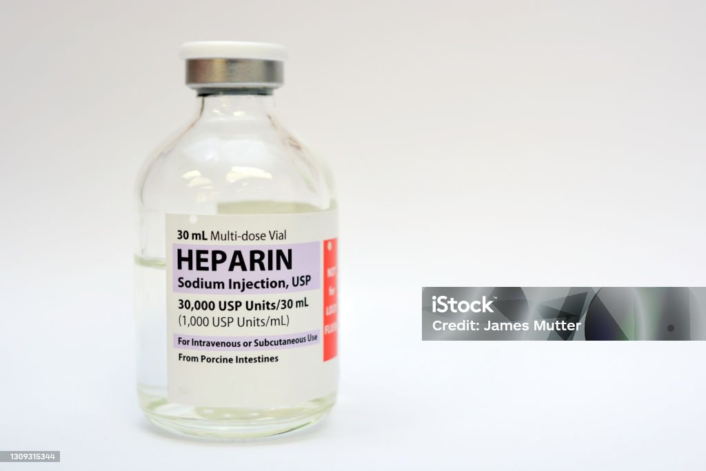 헤파린 병 사진