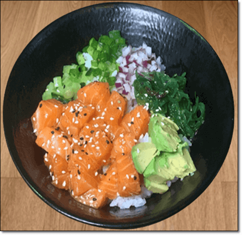 황반변성에 좋은 연어 아보카도