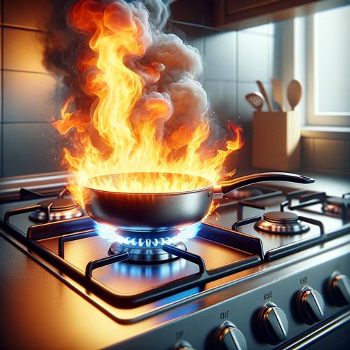 프라이팬 타는 꿈 의미