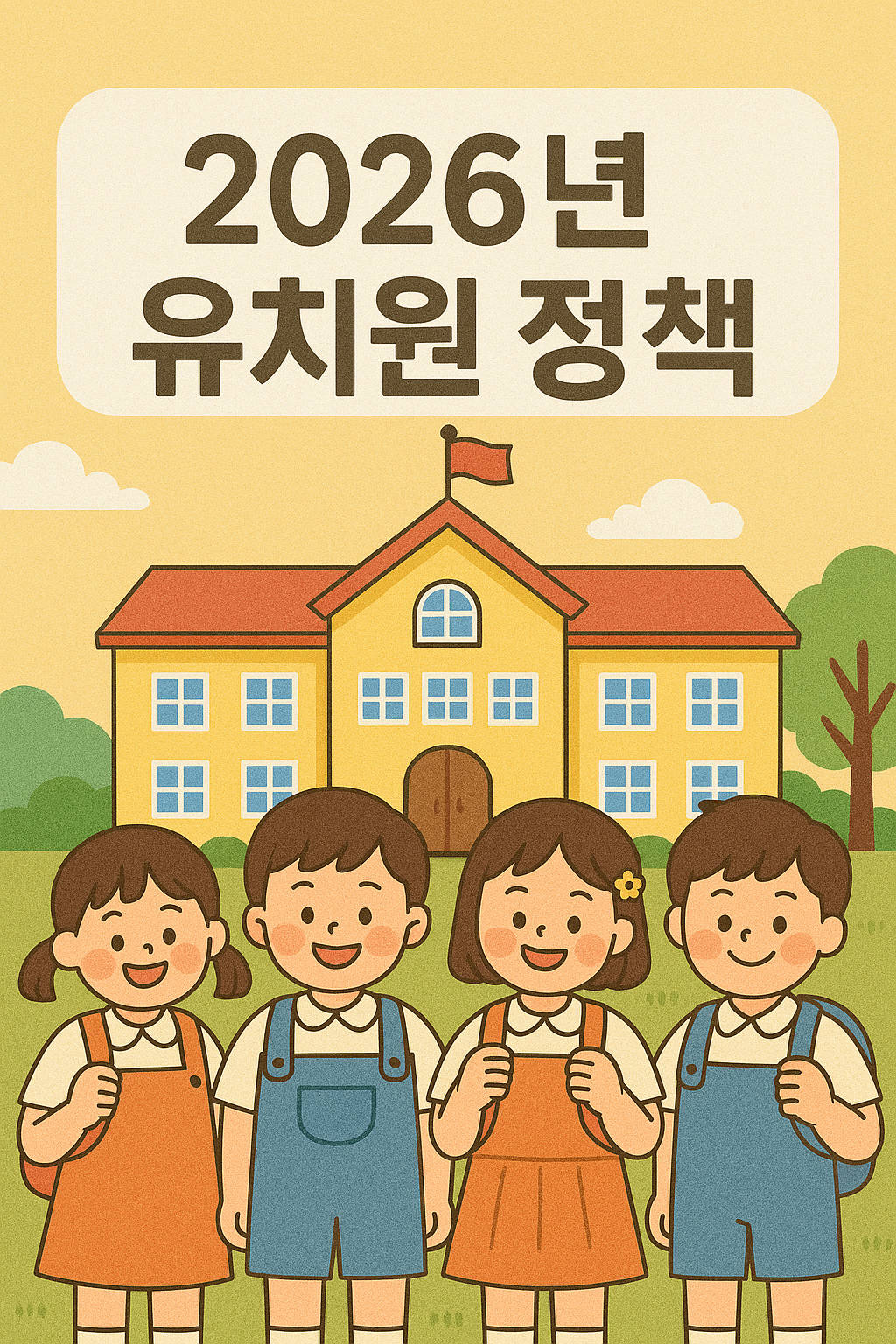 2026년 유치원 정책 카드 이미지