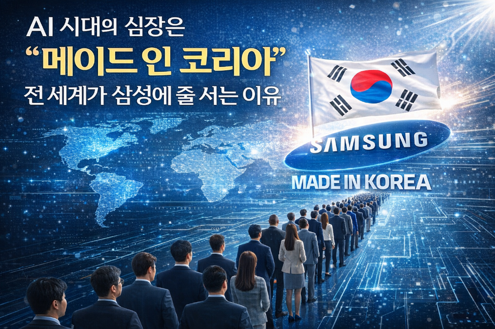 AI 시대의 심장은 "메이드 인 코리아" 전 세계가 삼성에 줄 서는 진짜 이유