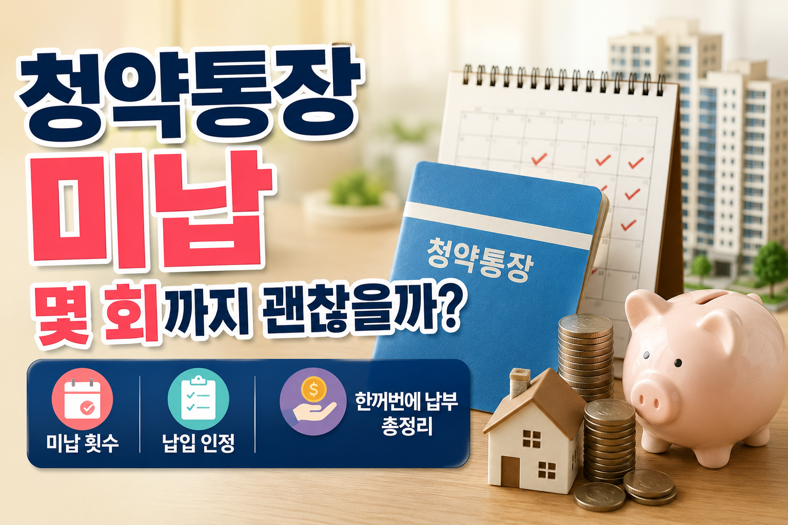 청약통장 미납 몇 회까지 괜찮을까? 미납 횟수&middot;납입 인정&middot;한꺼번에 납부 총정리 관련 사진