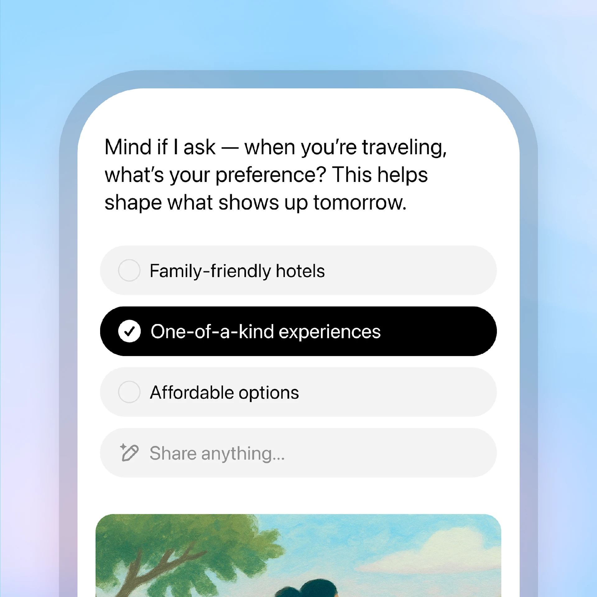 사용자의 시간 낭비 없이, 맞춤화된 내용 제공