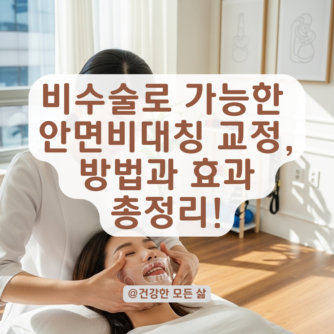안면비대칭과 턱관절 불균형, 비수술 교정 가능할까? 꼭 알아야 할 핵심 가이드.