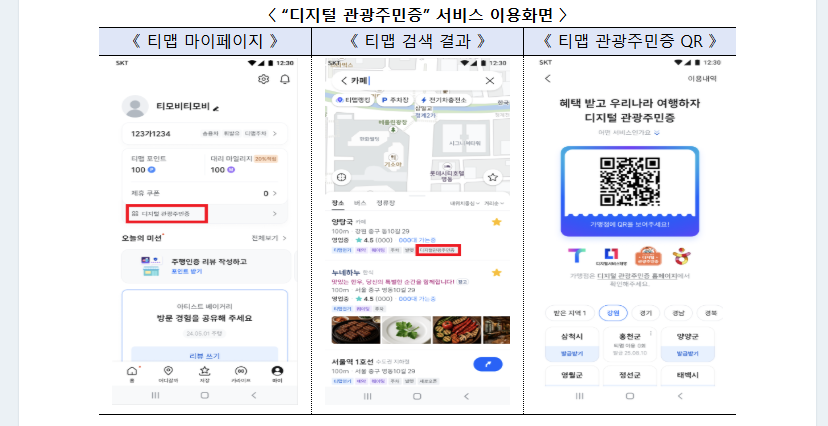 2025 여행경비 티맵으로 50% 할인받는 비밀 공개 (출처: 행정안전부 )