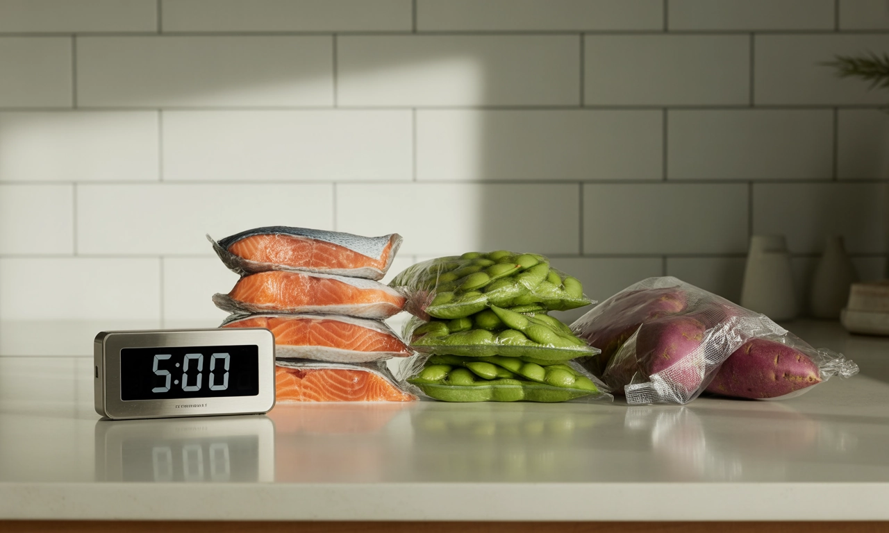 냉동 식품으로 뚝딱 완성하는 5분 요리 아이디어