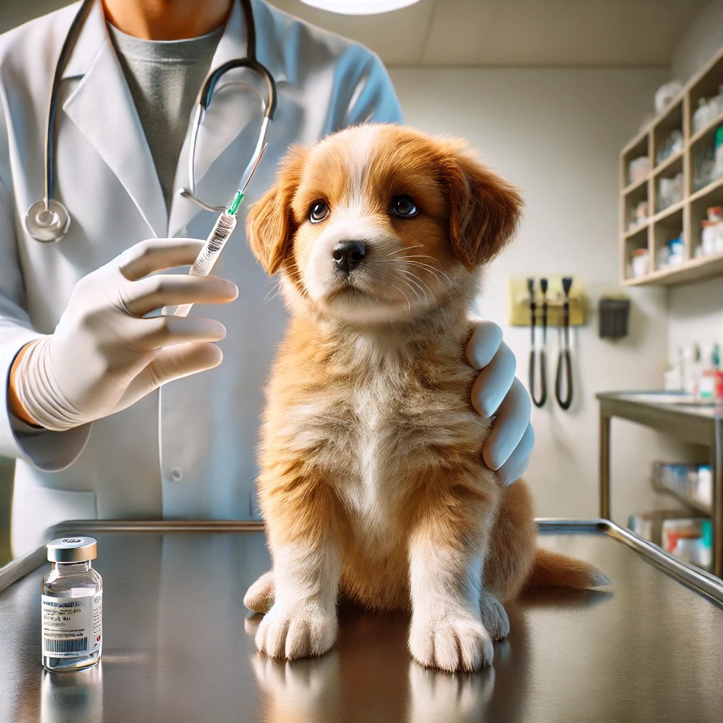 강아지 접종