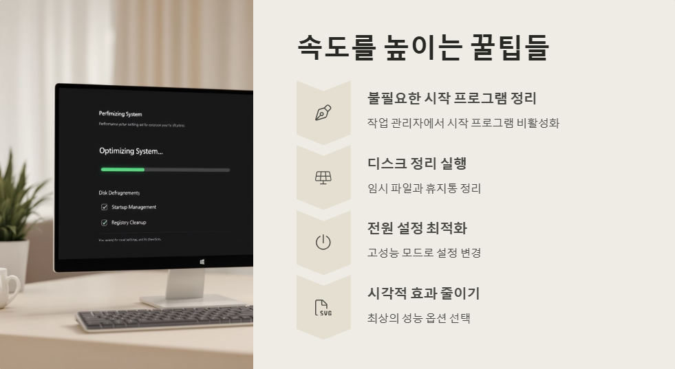 윈도우11 느려짐 문제, 속도를 빠르게 만드는 꿀팁