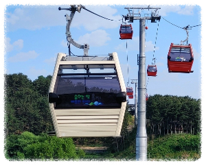 울진 왕피천 케이블카