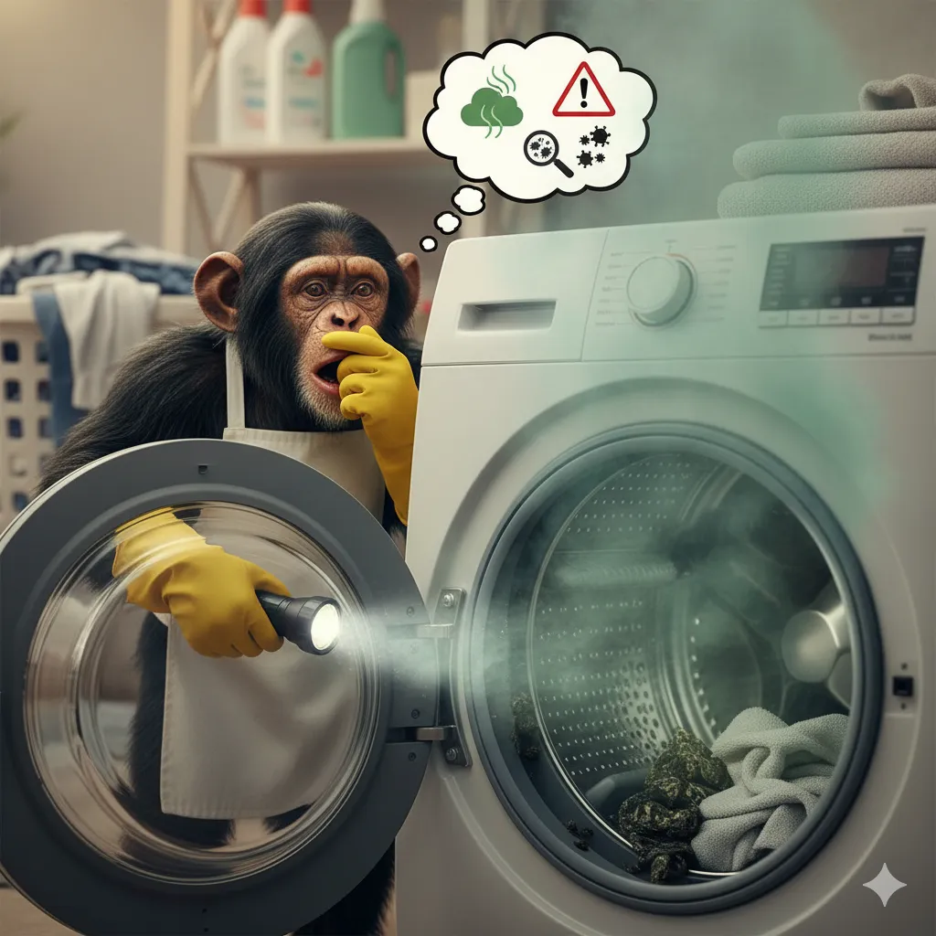 세탁기 내부 냄새의 주범은 이것! 청소 안 하면 세균 폭탄