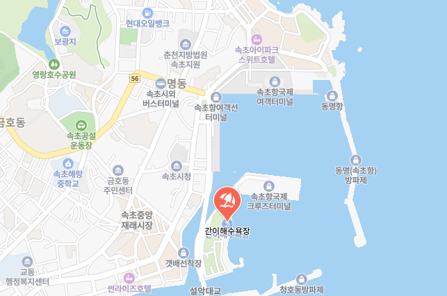 위치 지도 캡처 사진