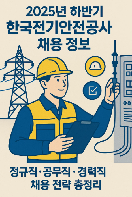 2025년 하반기 한국전기안전공사 채용 정보