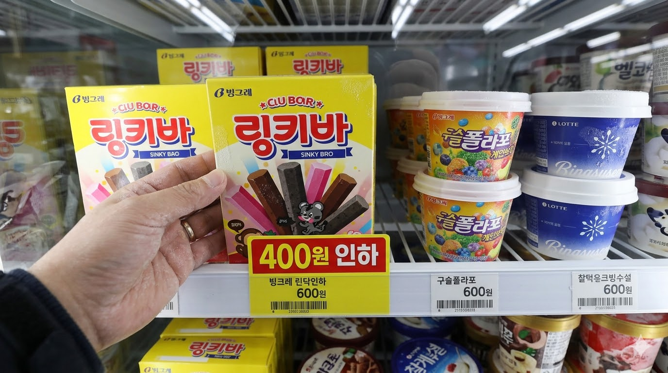 제과 빙과 빵 아이스크림 가격 인하