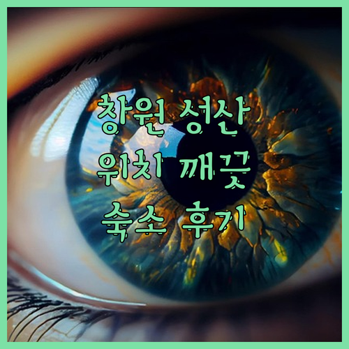 창원 성산구 여행! 위치 좋고 깨끗한