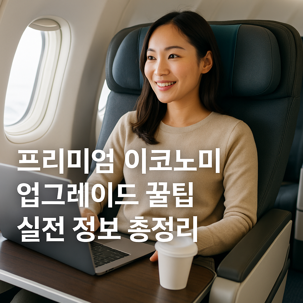 프리미엄 이코노미 업그레이드 꿀팁, 실전 정보 총정리 관련 이미지