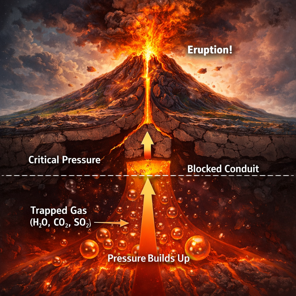 화산은 왜 갑자기 폭발할까 조용한 시간 뒤 숨겨진 압력의 비밀