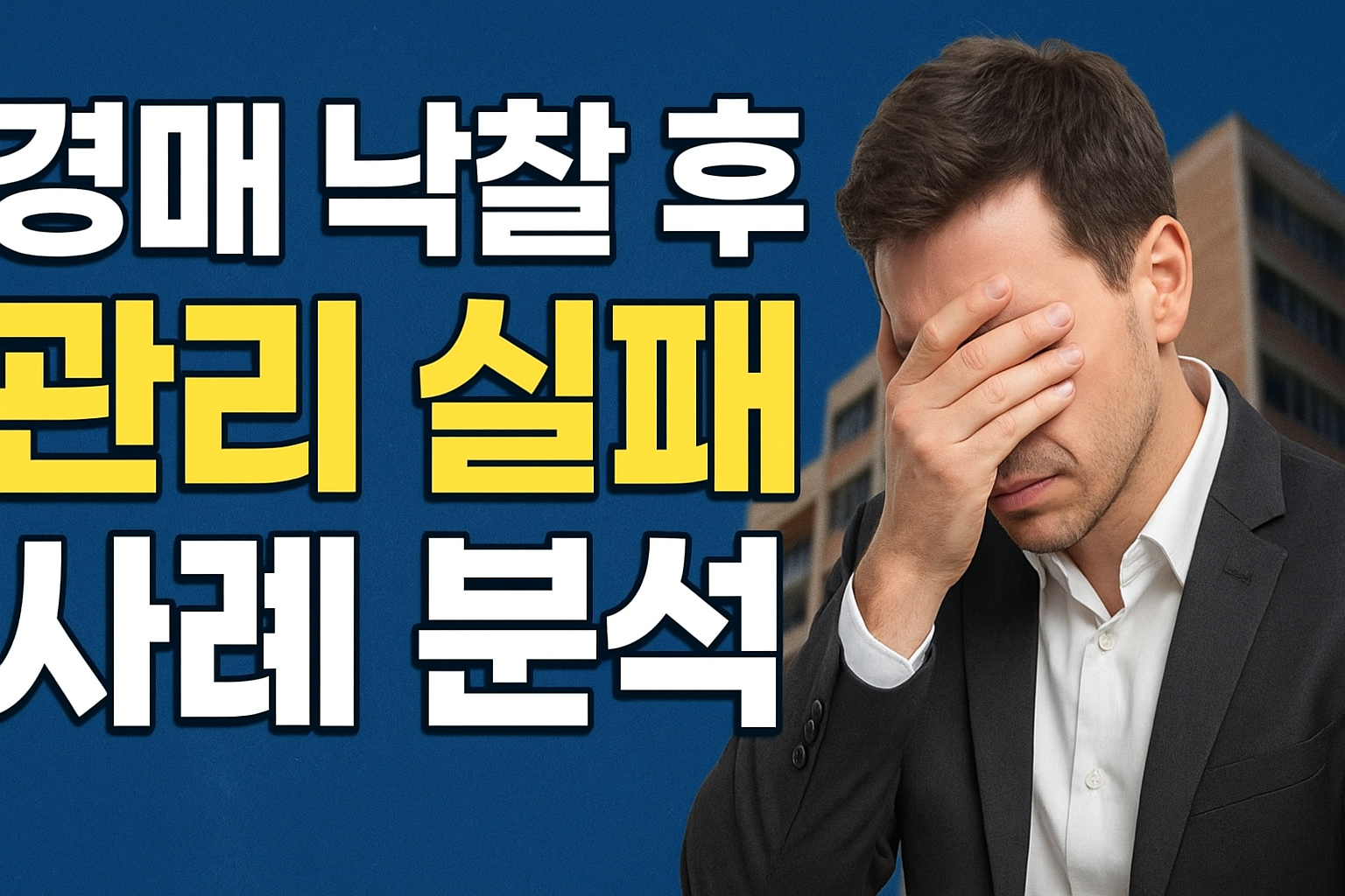 경매 물건 낙찰 후 관리 실패 사례 분석: 투자자들이 꼭 알아야 할 교훈