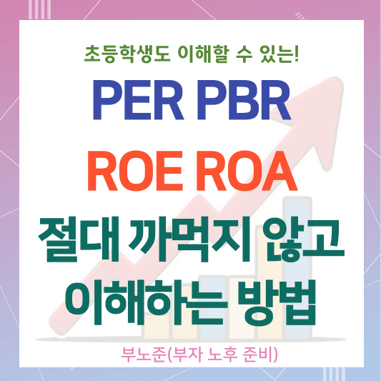 주식지표 ROE, ROA, PER, PBR 절대 잊어먹지 않게 이해하는 방법