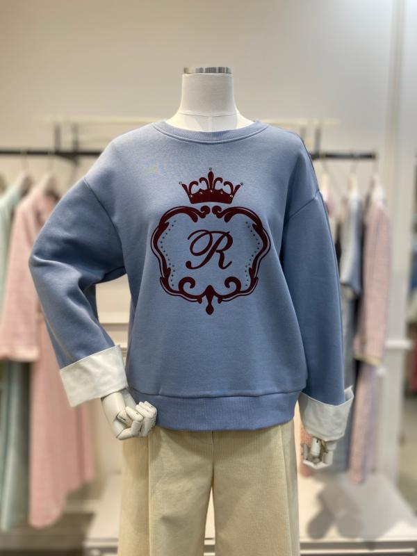 레니본 큐빅 프린팅 티셔츠 RE21BXLT719V