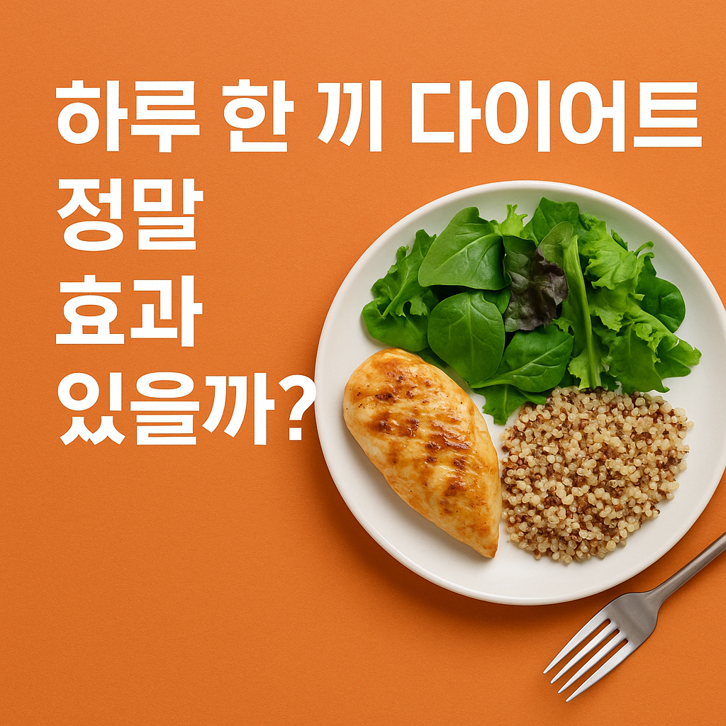 하루 한 끼 다이어트, 정말 효과 있을까?