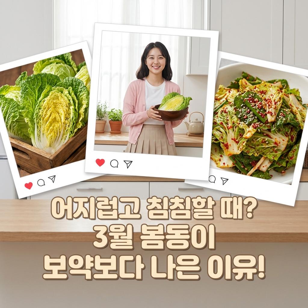 빈혈 예방 봄동 베타카로틴 효능 솔직 후기 장단점 비교 비용 공개 4060 위장 건강 비결