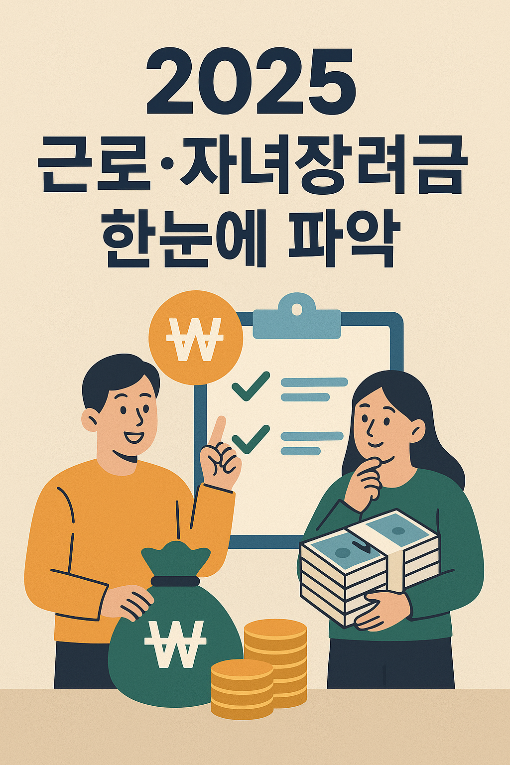 2025 근로·자녀장려금 지급일·신청조건·제한사유 완벽 정리 인포그래픽