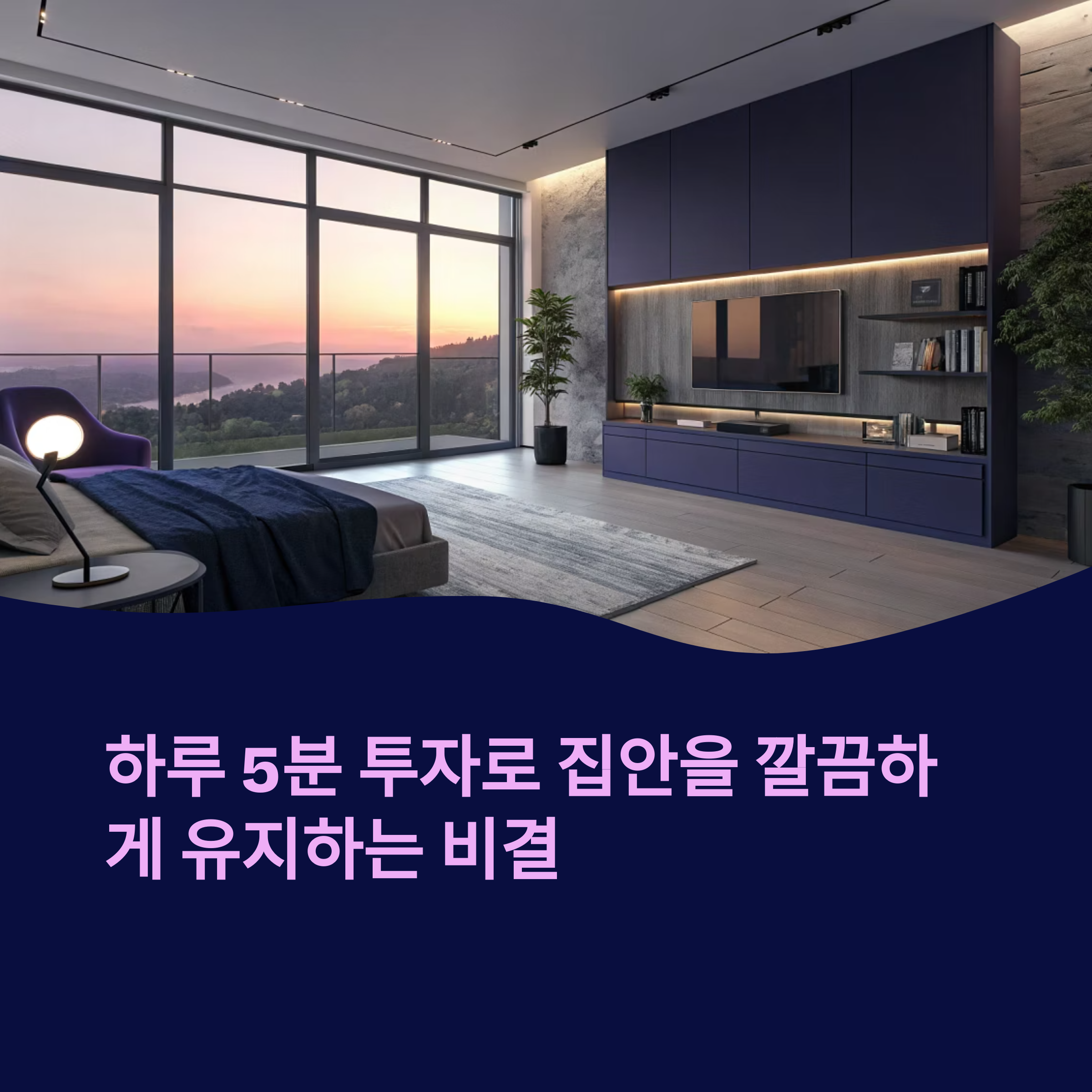 하루 5분 투자로 집안을 깔끔하게 유지