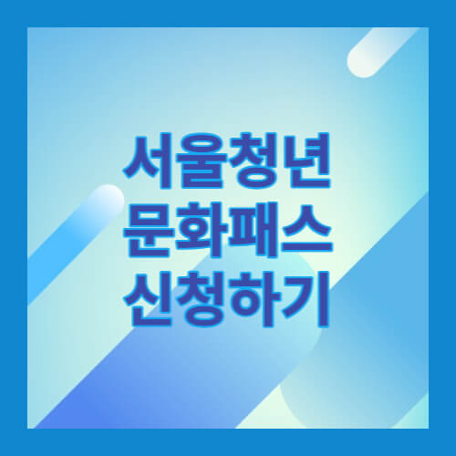 서울청년문화패스