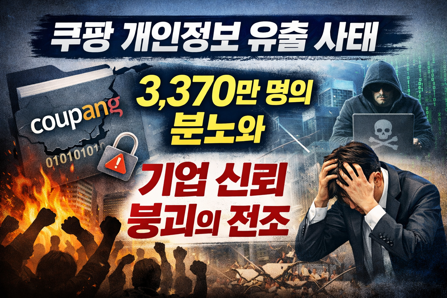 쿠팡 개인정보 유출 사태, 3,370만 명의 분노와 기업 신뢰 붕괴의 전조