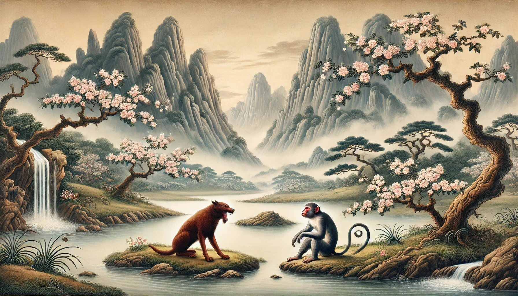 견원지간 (犬猿之間)