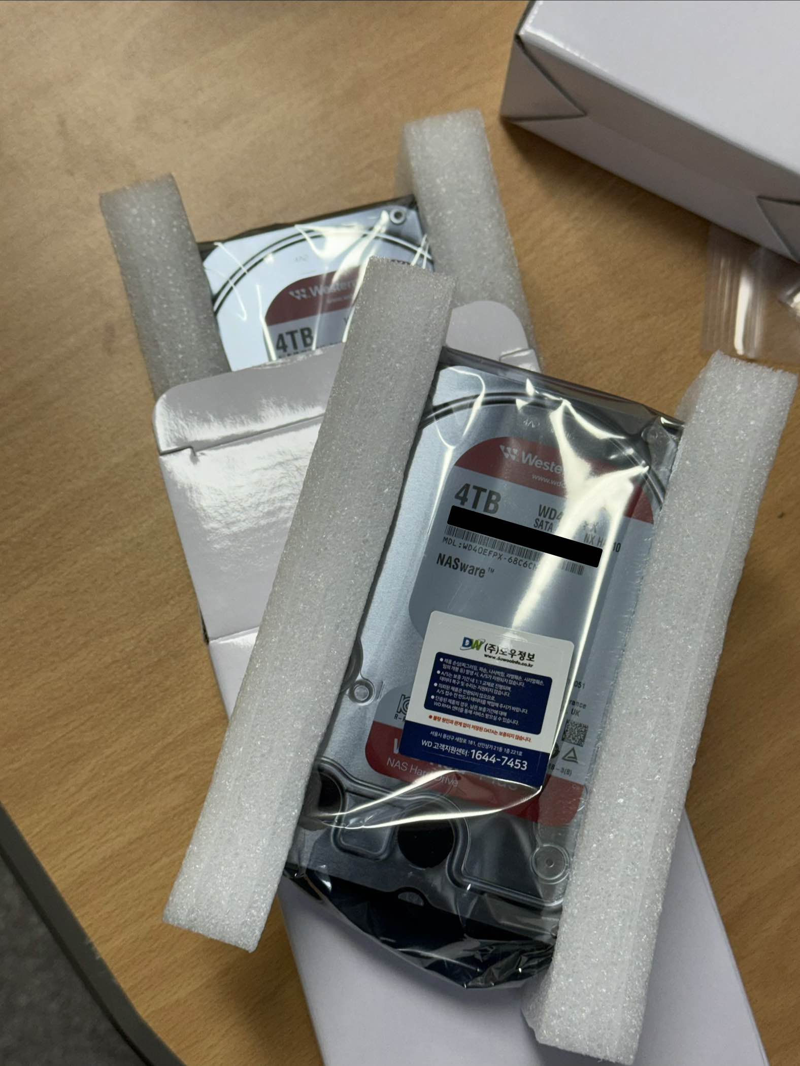 cloud.0xCC2C HDD 교체: WD RED Plus 4TB *2 (+ Synology 드라이브 상태 ‘미검증’ 해결)