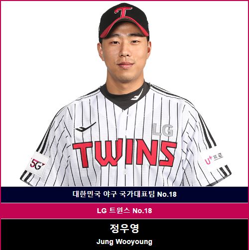 LG 트윈스 정우영 투수